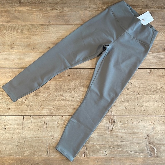 NWT- Fabletics Boost PowerHold High Waisted 7/8 Legging (24”)- SLATE GREEN - Picture 5 of 10